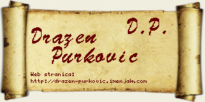 Dražen Purković vizit kartica